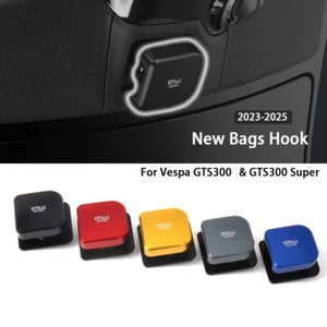 Storage Helmet Hook Holder Locks For Vespa GTS 300 GTS300 GTS Super 2023-2025 - Picture 1 of 12