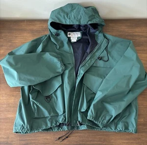 Vintage 90s Columbia Waterproof Fishing Jacket Mens Sz XL - Picture 1 of 16