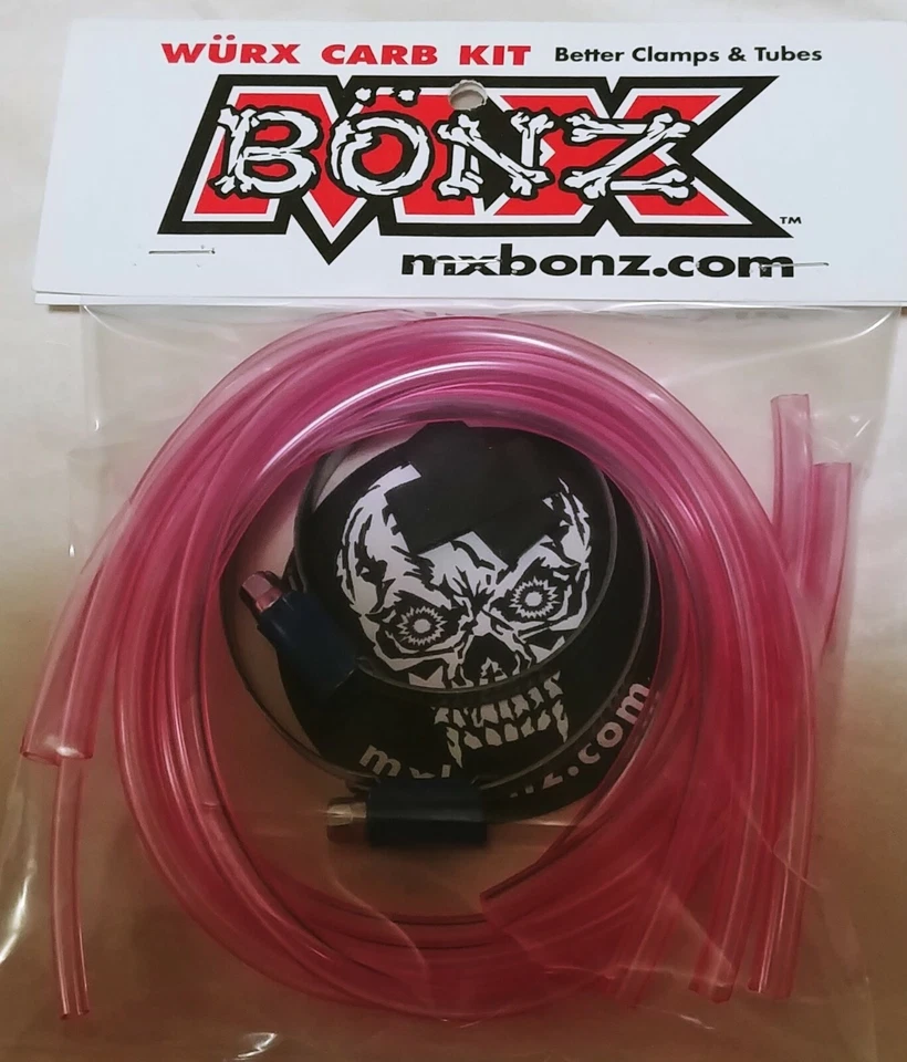 HUSQVARNA TC250 2014-2022 TE250 OEM ROSA CARBURADOR MANGUERAS ABRAZADERAS MX BONZ WURX KIT DE CARBURADOR Foto 1 de 1