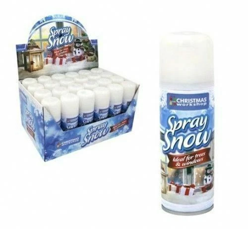 The Chiristmas Workshop Aerosol Snow Spray Christmas Window Decoration 250ml