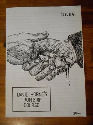 DAVID HORNE IRONGRIP COURSE Issue #4 powerlifting bodybuilding muscle booklet - Image 1 of 4