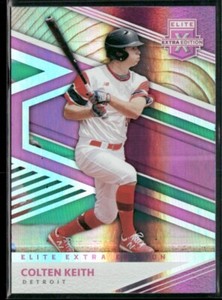 Colten Colt Keith 2020 Panini Elite Extra Edition Pink #139 Detroit Tigers