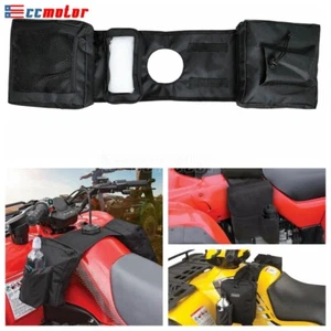 ATV UTV Motorcycle Saddlebags Fuel Tank Bag Cargo Rack Storage Pouch For Polaris - Picture 1 of 12