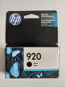HP 920 Genuine Black Ink Cartridge New Old Stock - EXP APR 2018 - SEALED - Picture 1 of 2