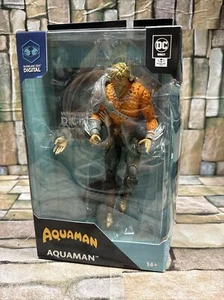 2024 Mcfarlane Dc Direct Aquaman Digital Loose Hand Extra Has Box Crushing - Picture 1 of 10