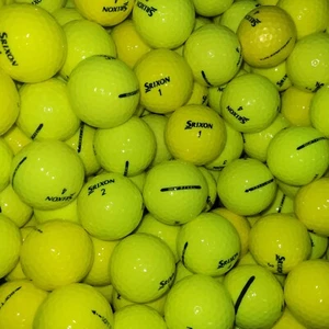 24 pelotas de golf Srixon amarillas suaves usadas amarillas grado 5A AAAAA - Imagen 1 de 7