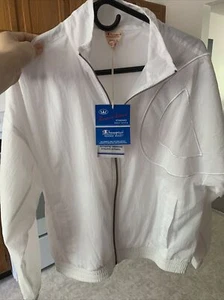 NWT Champion Women lightweight white zip jacket outwear sz s Retail $135 - Picture 1 of 11