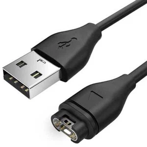 Cavo Carica di Ricarica Dati USB Compatibile con Garmin Fenix 5/5S/5X/Plus Nero - Photo 1/7
