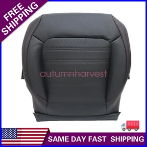 For 2011-2018 Volkswagen Jetta GLI Driver / Passenger Bottom Leather Seat Cover - Picture 1 of 15