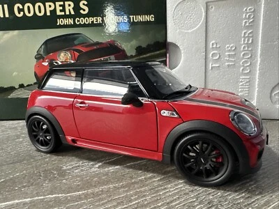 1/18 KYOSHO Mini Cooper S Red (JCW) John Cooper Works Tuning - Image 1 of 4