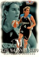WNBA 1999 BASKETBALL PROMO SAMPLE TRADING CARD SUZIE McDONNELL CLEVELAND ROCKERS