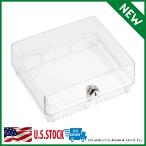 Universal Home Locking Thermostat Cover Anti Tamper Guard Lock Protection Box - Picture 1 of 5