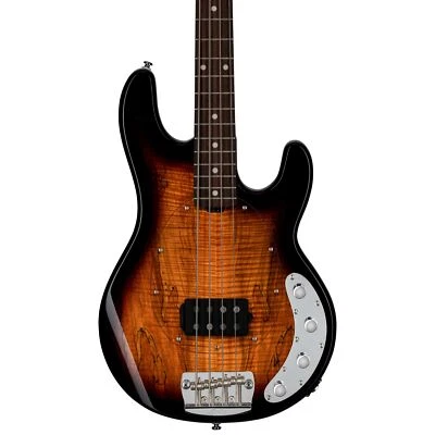 Sterling by Music Man StingRay 4-String Bass, Spalted Maple, 3-Tone Sunburst, - Image 1 of 4
