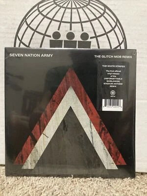 White Stripes Vinyl Seven Nation Army Glitch Mob Remix Black 7” NEW Jack White - Image 1 of 4
