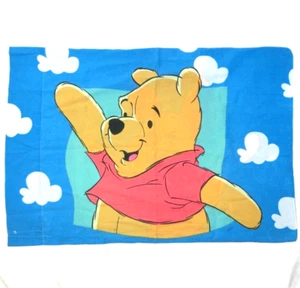 Vintage Disney Winnie the Pooh & Piglet Pillow Case PIglet Double Sided VTG USA - Picture 1 of 6