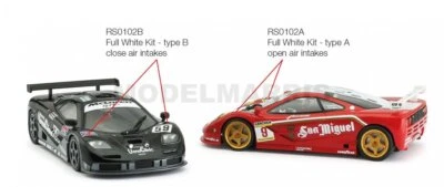 REVOSLOT RS0102A McLaren F1 GTR - White Kit type A with open front air intakes - Immagine 1 di 2