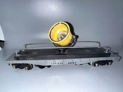 American Flyer S Gauge 42597 C&NWRY Floodlight Searchlight Car light untested - Image 1 of 4