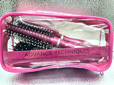 Avon Advance Techniques Spring Essentials Hair Brush Comb Set Vtg-NEW - Image 1 of 3