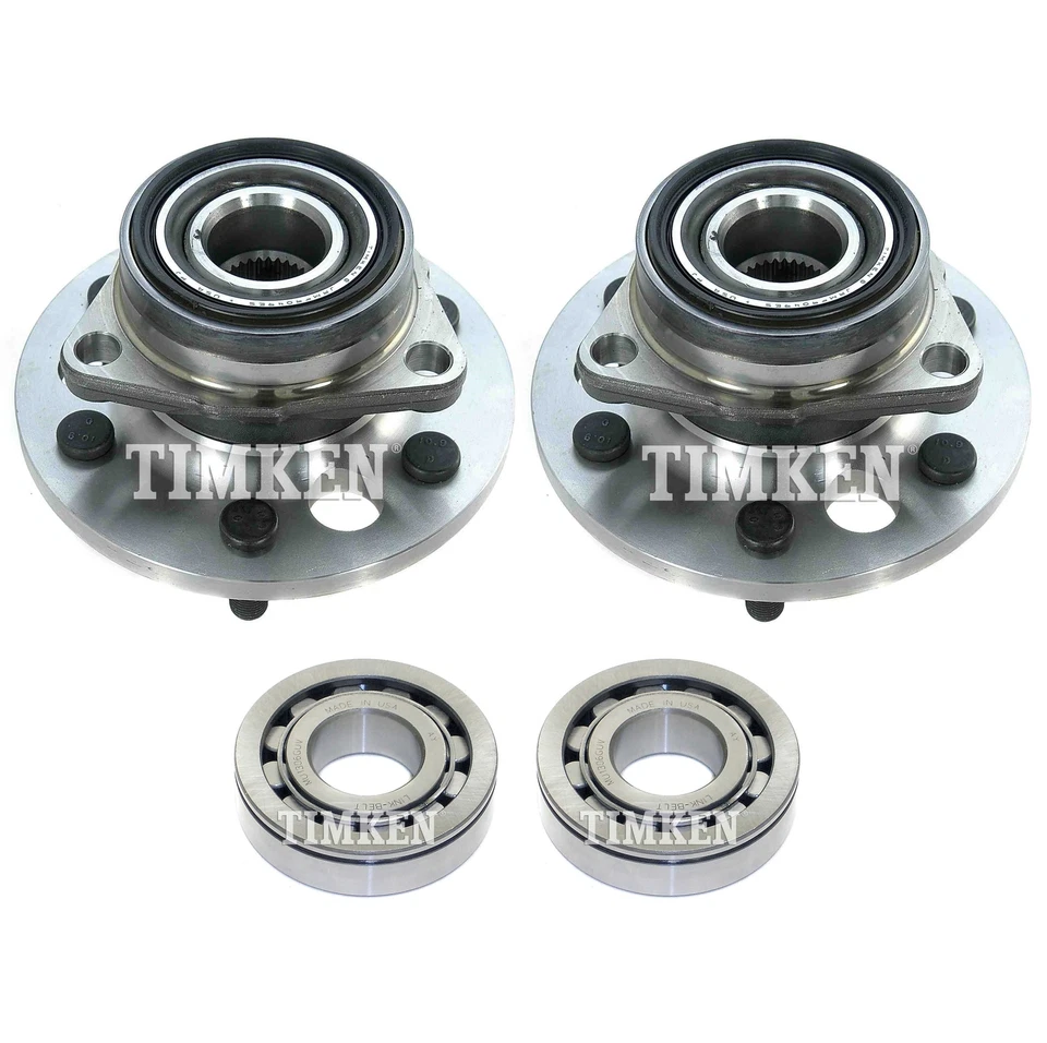 Kit de cojinetes y bujes de rueda delanteros y traseros Timken para Chevy GMC K1500 4x4 88-91 Foto 1 de 1