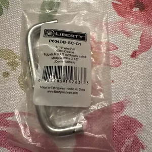 Armadio ferramenta Liberty 3 1/2 pollici filo estraibile cromo satinato P604DB-SC-C1 nuovo - Foto 1 di 5