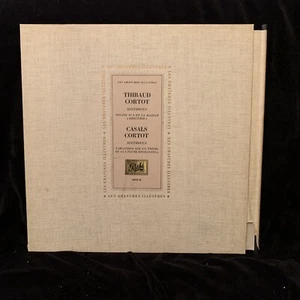 JACQUES THIBAUD violin BEETHOVEN Sonata 9 CASALS cello Variations PATHE DOWEL LP - Picture 1 of 4