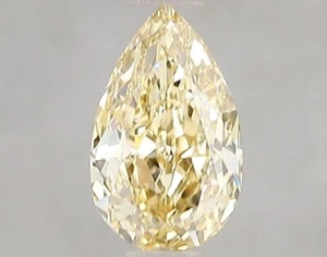 1.10 CT Yellow Pear Lab Grown Diamond For Fine Jewelry - Picture 1 of 2