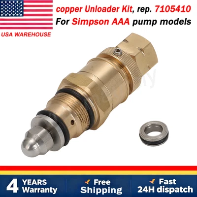 VROOMAUTOLY 7105410 Copper Unloader Kit for Simpson AAA Pump Fit 7109267, 8.3GA15C, 9.6GA15C