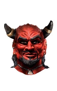 UNHOLY OVERLORD DEVIL EVIL HELL COSTUME MASK FANCY DRESS HALLOWEEN - Imagen 1 de 2