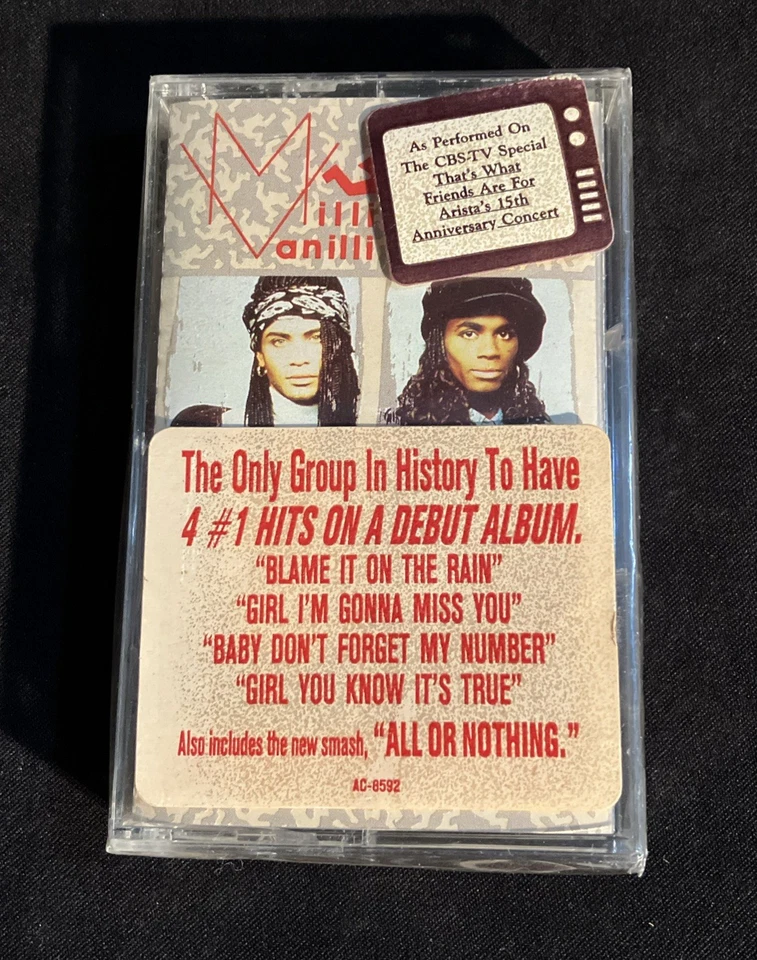 Vintage Cassette Tape SEALED Milli Vanilli Girl You Know It's True - Image 1 of 4