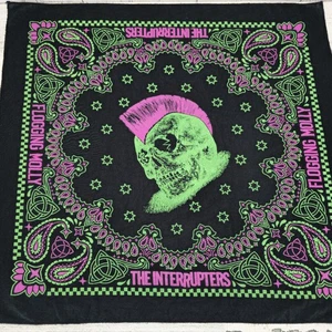 Flogging Molly & The Interrupters Bandana Tour Merch RARE HTF - Picture 1 of 11