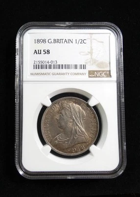 Great Britain 1898 Half Crown NGC Certified AU 58. #5605 - Image 1 of 4