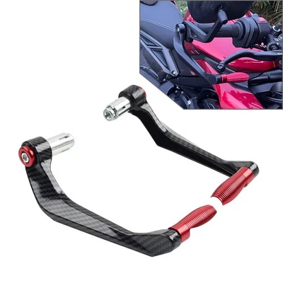 7/8" Handlebar Brake Clutch Lever Protector Red For YZF R1 R3 R6 R7 R15 R25 - Image 1 of 4