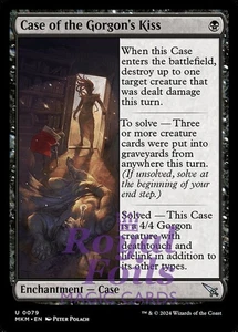 Case of the Gorgon's Kiss 4x FOIL MTG Murders at Karlov Manor MKM Uncommon MINT - Picture 1 of 1