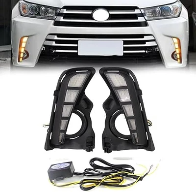 Daytime Running Light DRL for Toyota Highlander 2017~2019 LED Switchback Dynamic - Image 1 of 4