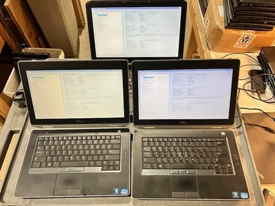 (LOT of 3) Dell Latitude E6430/5520 Intel i7/i5-3340M 8GB NO HDD NO OS - Image 1 of 4