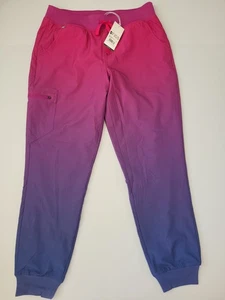 Figs Freex Lined Zamora Jogger Scrub Pants size Medium ombre sunset NWT - Picture 1 of 5