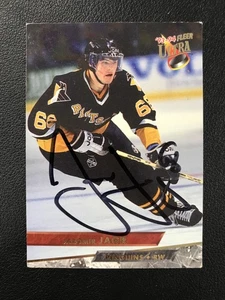 1993-94 Ultra #65 Jaromir Jagr Autograph Pittsburgh Penguins - Picture 1 of 2