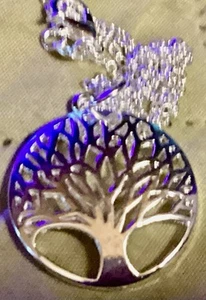 New  Silver Tree of Life Necklace Pendant  - Picture 1 of 2