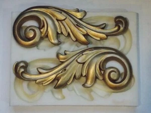 Decorative Ornate Large Scrolls Silicone Rubber Mould - Picture 1 of 5