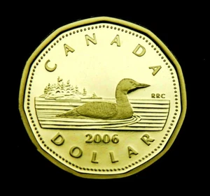 Loonie 2006 $1 sin circular totalmente a prueba - magnífica moneda y envío combinado - Imagen 1 de 2