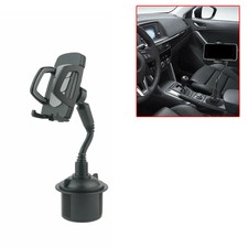1PCS New Universal Adjustable Car Mount Cup Holder Cradle for Cell Phone Black