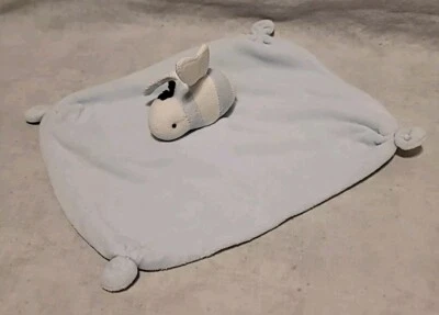 Manta de seguridad Burts Bees Baby Lovey Bumble Bee felpa azul algodón orgánico Foto 1 de 4