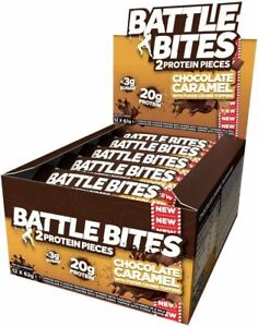Battle Snacks 40,19€/kg Battle Bites 12x62g Protein Riegel Eiweiß Bar