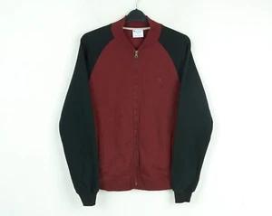 CHAMPION VTG S Mens Sweatshirt College Jacket Sweater Cardigan Burgundy Jumper - Picture 1 of 12