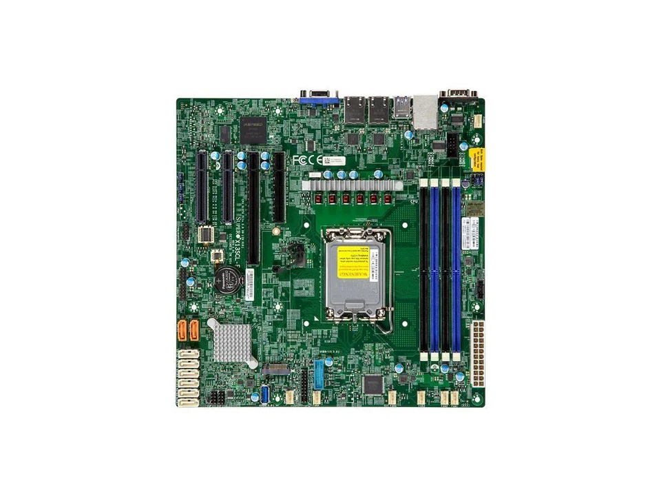 Supermicro MBD-X13SCL-F-O, Intel LGA 1700 Single Socket mATX Server Motherboard - Image 1 of 1