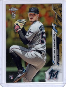 JORDAN YAMAMOTO 2020 Topps Chrome Ben Baller Gold  Rookie #d /50