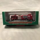 Hess Toy Mini Truck 1999  Miniature Fire Truck Red / White New in Box