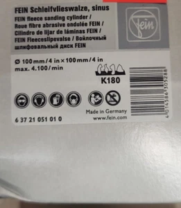 Fein Schleifvlieswalze; sinus Korn 180 Art.Nr. 63721051010 - Bild 1 von 1