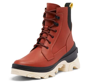 Neu im Karton - Sorel Brex wasserdichte Damen-Schnürstiefel aus Leder - Bild 1 von 5