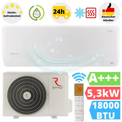 Rotenso Revio Klimaanlage 18000BTU Klimagerät Ionisator Klima WLAN 5,3 kW - Bild 1 von 4